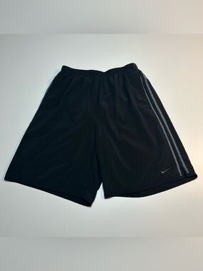 Nike Dri-FIT Men's Black Running Training Shorts 2-in-1 Lined